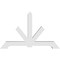 Ekena Millwork Vanguard Architectural Grade PVC Gable Bracket, 84"W x 52 1/2"H x 6"D x 6"F, 15/12 Pitch GBP084X53X0606VAN00 - alternate 4